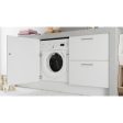 Máquina de Lavar e Secar Roupa Indesit BI WDIL 861284 EU | Encastrável | 8 6 Kg | 1200 RPM | D | Branco For Cheap