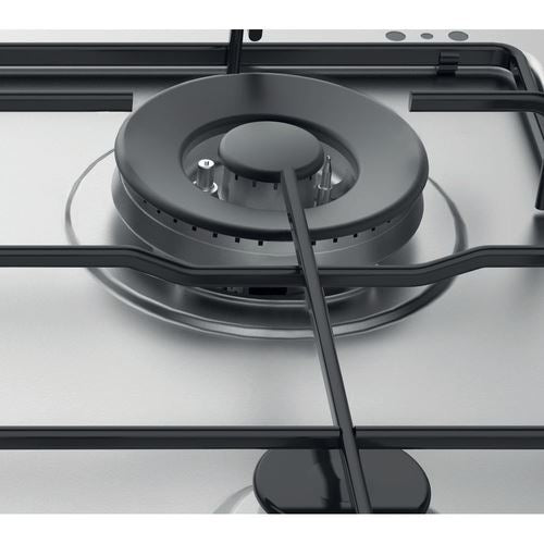 Placa a Gás Hotpoint PPH 60P D IX | Gás Natural | 58 cm | 4 Zonas | Aço inoxidável Sale