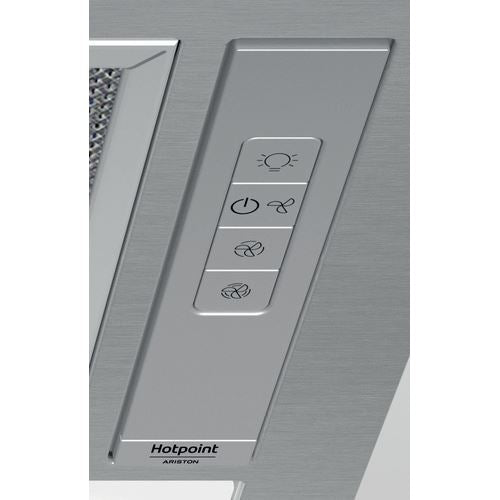 Exaustor Integrado Hotpoint HCT 64F L MS | 53,4x29,9 cm | 224 m³ h | 54 dB | C | Aço inoxidável Online Hot Sale