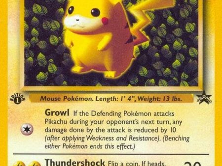 Pikachu (1) (1st Edition Misprint Promo) [Wizards of the Coast: Black Star Promos] Cheap