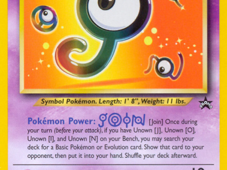 Unown [J] (38) [Wizards of the Coast: Black Star Promos] For Discount