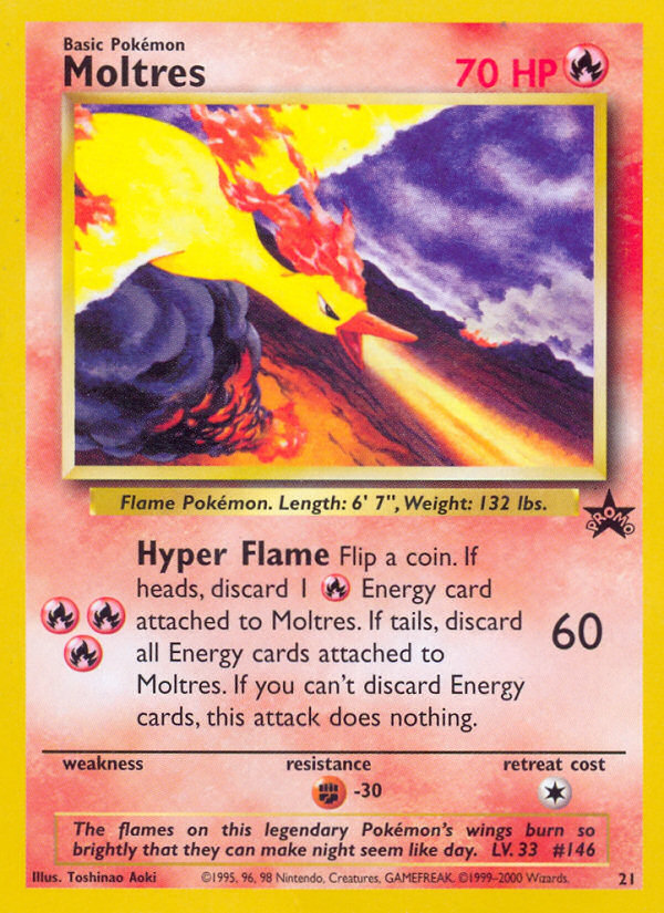 Moltres (21) [Wizards of the Coast: Black Star Promos] Online