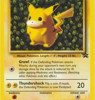 Pikachu (1) (Promo) [Wizards of the Coast: Black Star Promos] For Discount