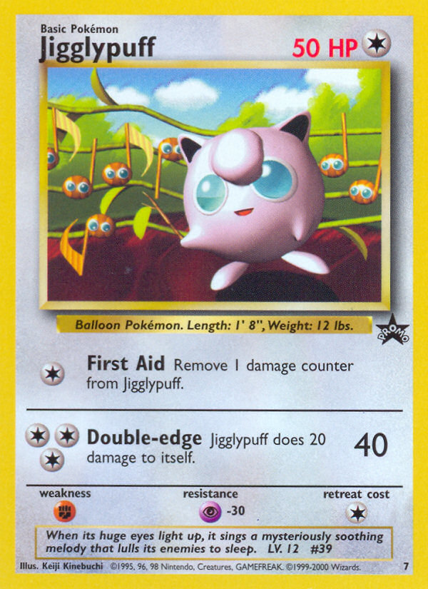 Jigglypuff (7) [Wizards of the Coast: Black Star Promos] Online Hot Sale